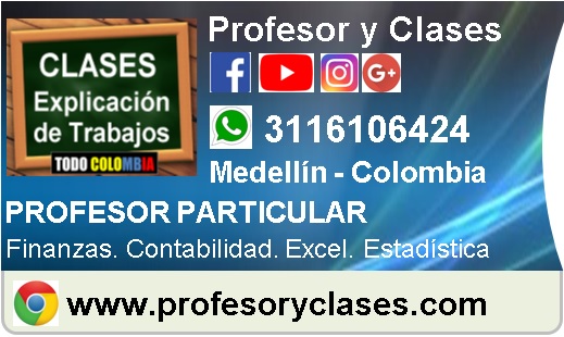 Clases particulares Contabilidad Finanzas Administracion Financiera Medellin Profesor particular Excel-1