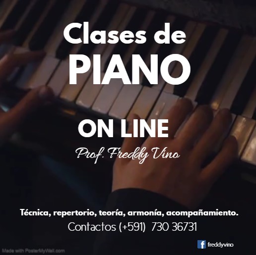 CLASES DE PIANO ON LINE  (+591) 730 36731-1